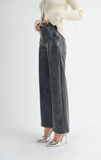 Sage The Label - Rebel Seamed Vegan Leather Pants