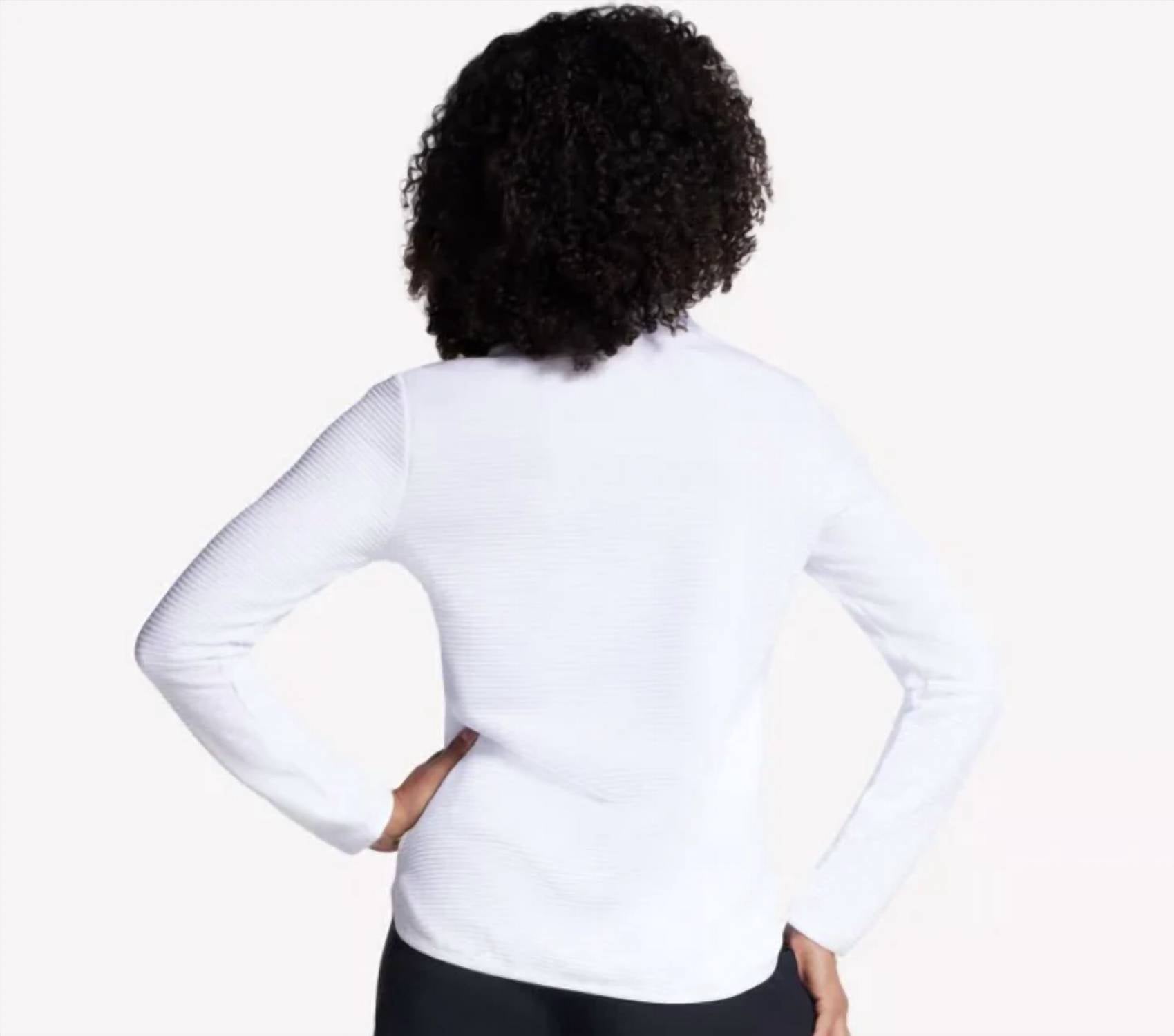 Skechers - Soft-knit Ottoman 1/4 Zip Pullover