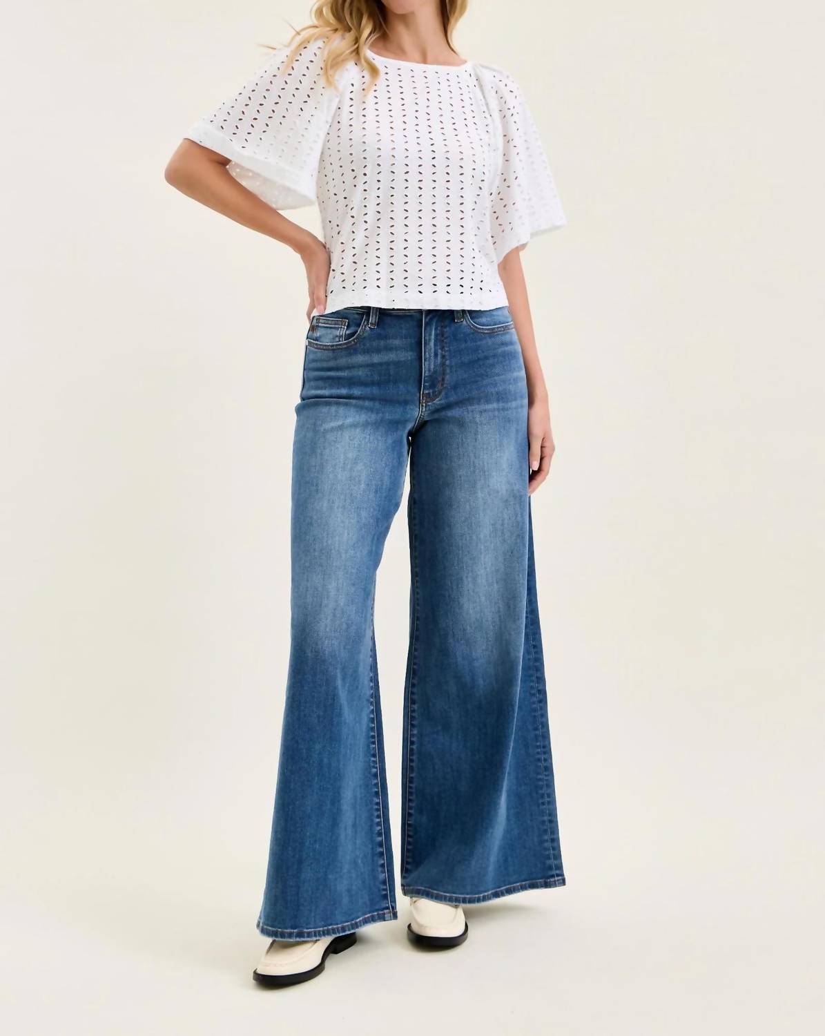 Judy Blue - High Waisted Palazzo Jeans