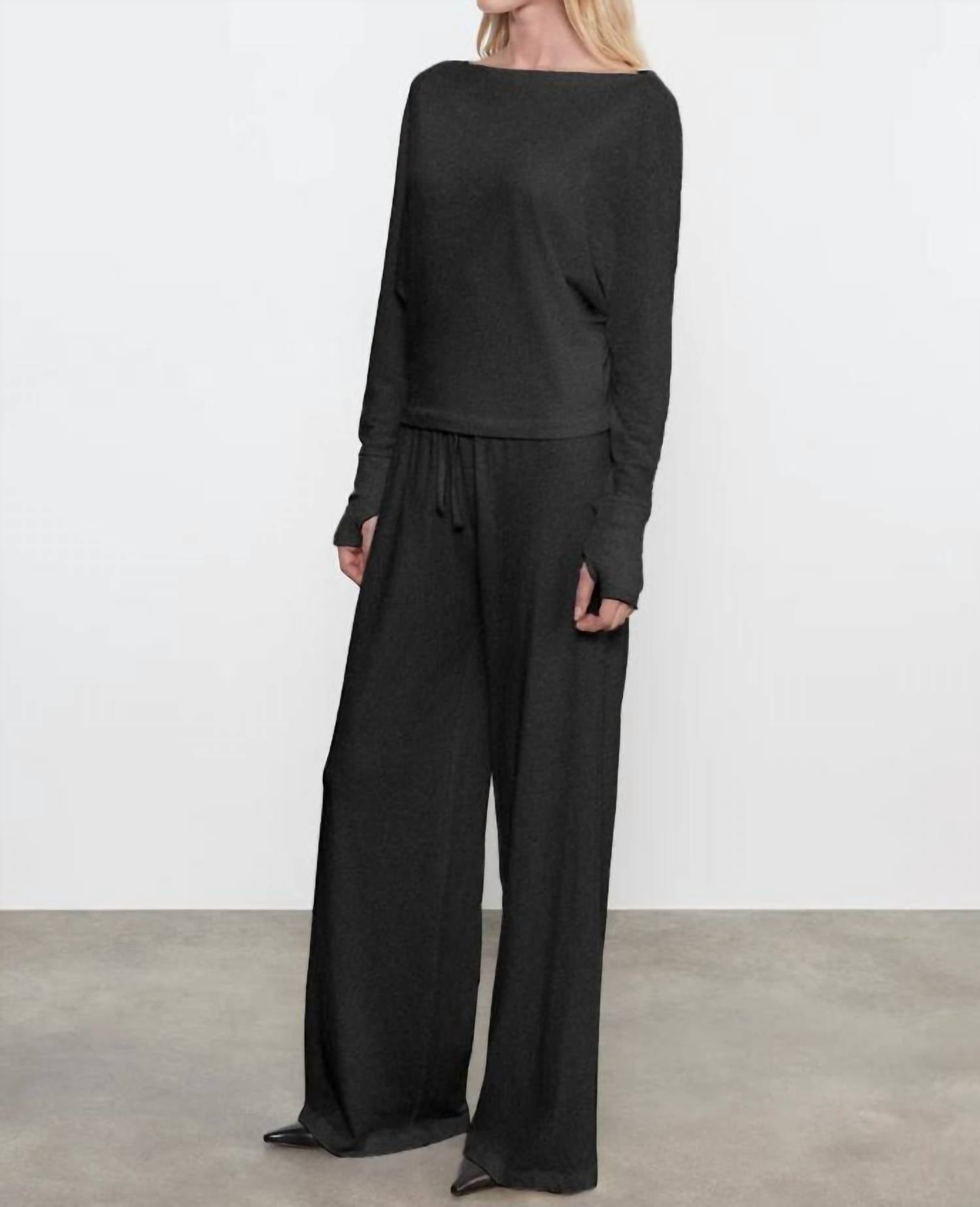 Enza Costa - Cashmere Drawcord Pant