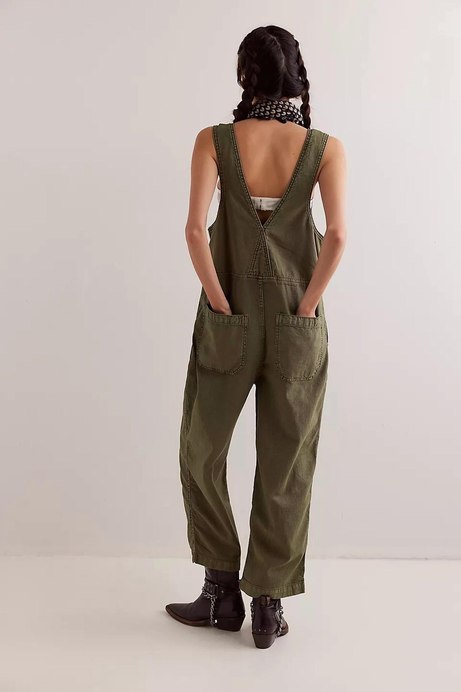 Free People - Jude Zip Up Jumpsuit