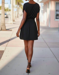 By Together - Mariana Drop Shoulder Mini Dress