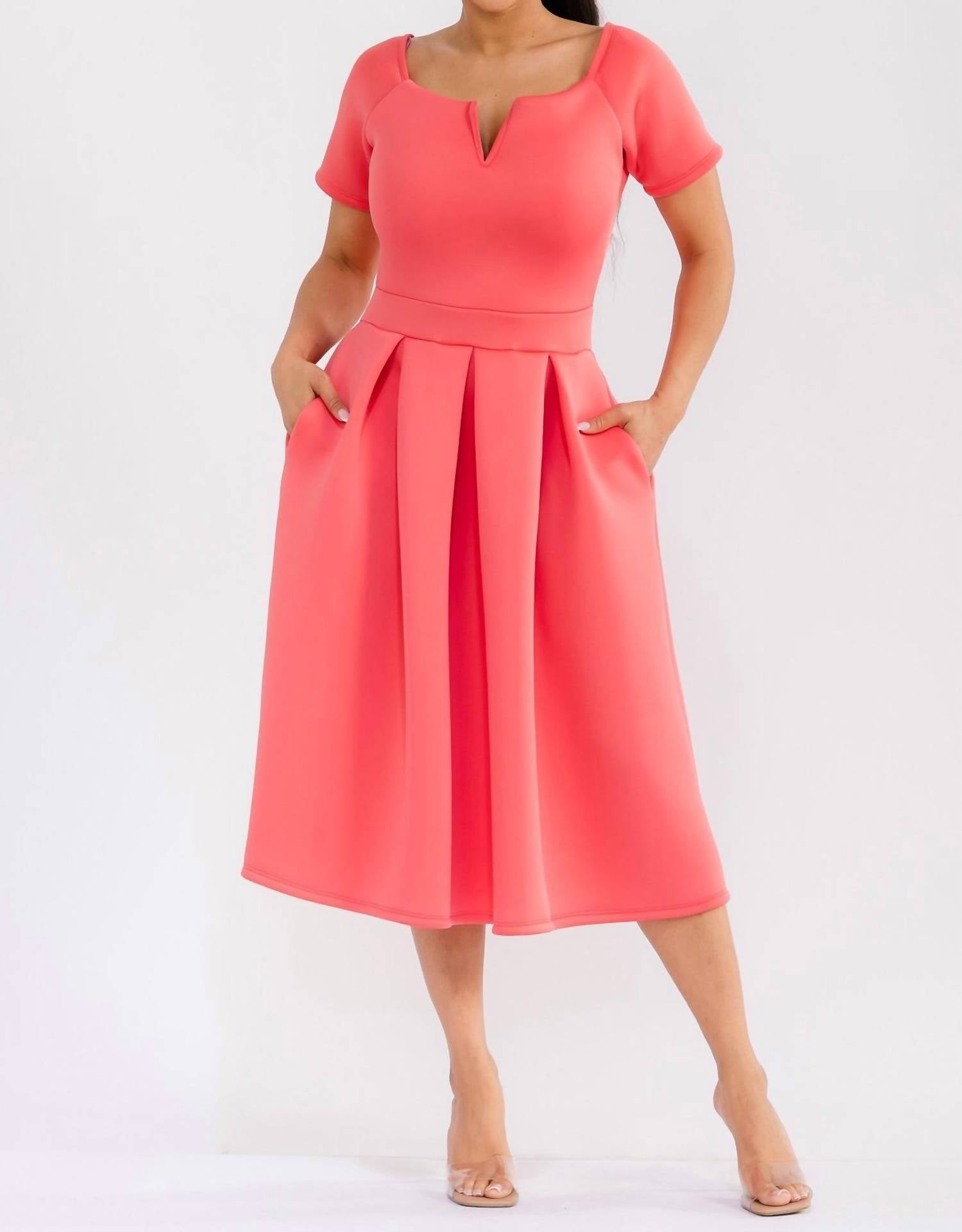 Karen Kane - Pleated Midi Dress