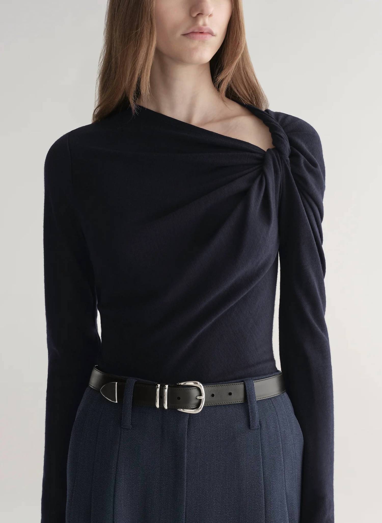 A.L.C. Women's Lizzy Top in deepnavy - women's long sleeve top - view 4