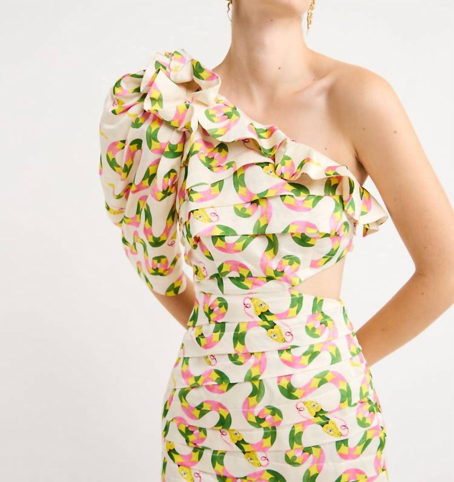 Alemais - Seeker One Shoulder Mini Dress