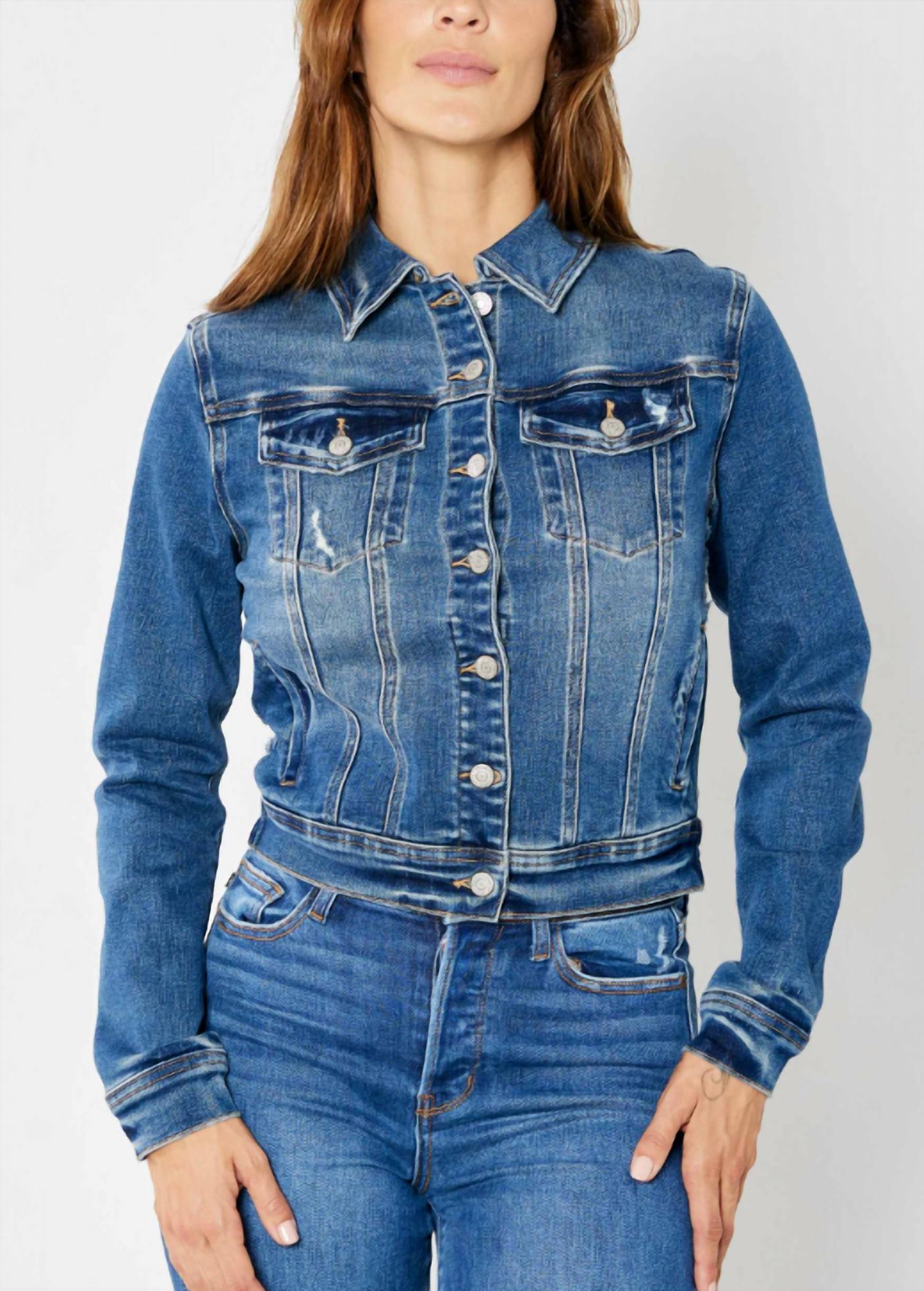 Judy Blue - Denim Classic Destroy Jacket