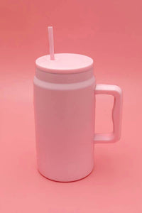 Wall To Wall - Large Stainless Steel Tumbler 50 oz Pink