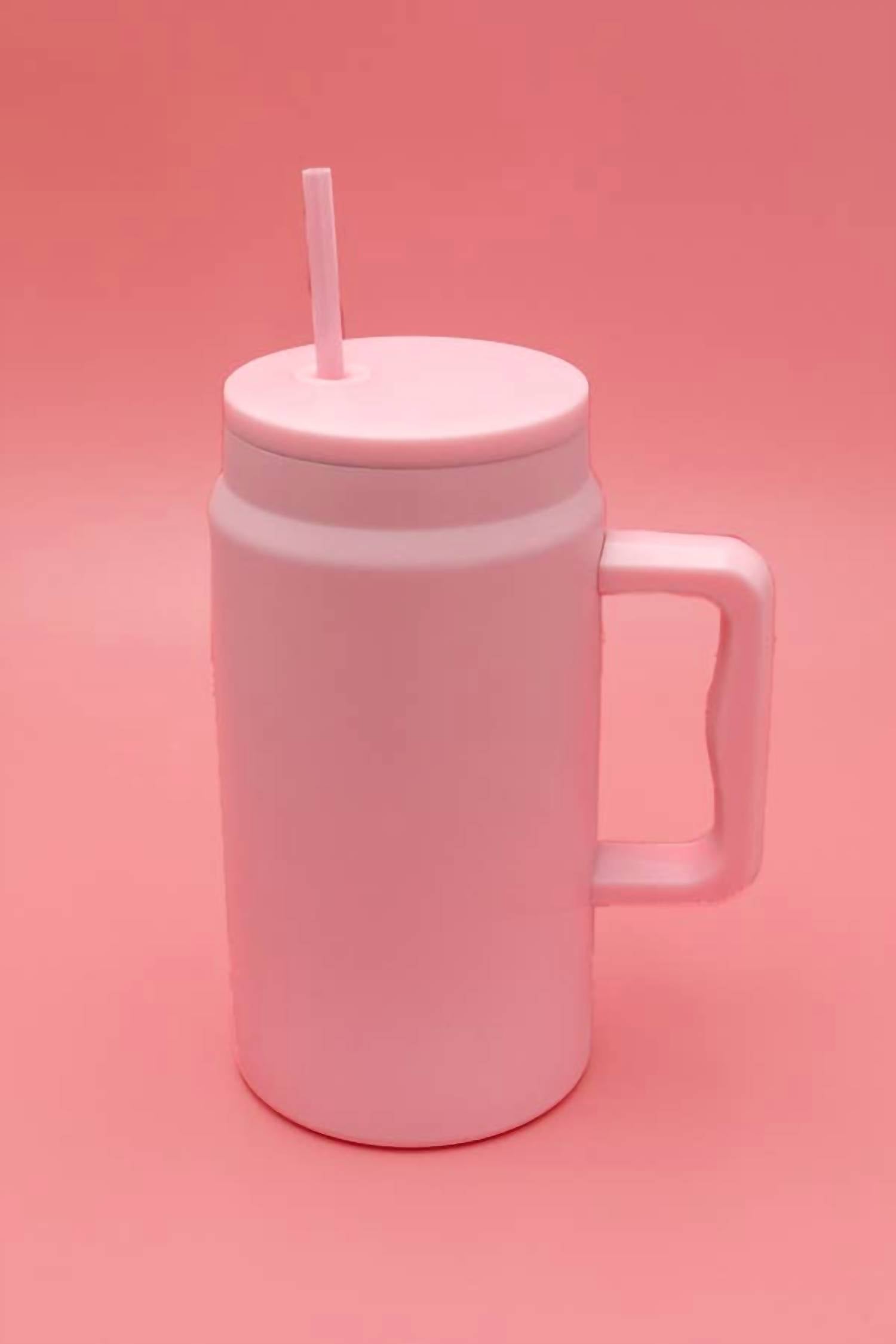 Wall To Wall - Large Stainless Steel Tumbler 50 oz Pink