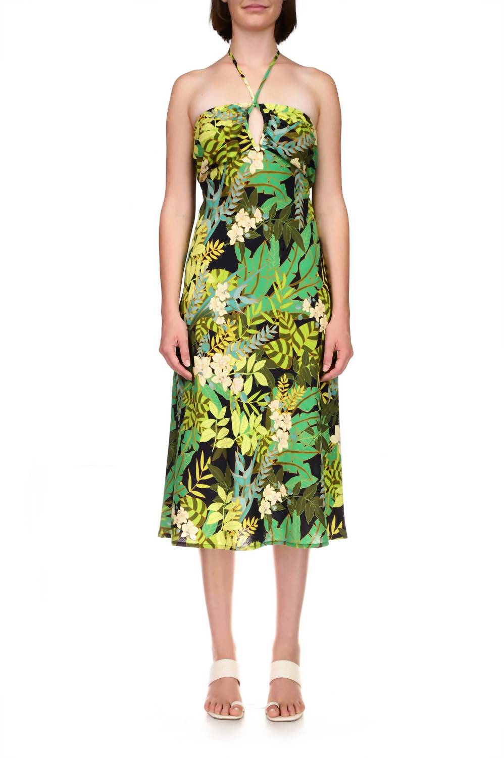Sanctuary - Halter Keyhole Midi Dress