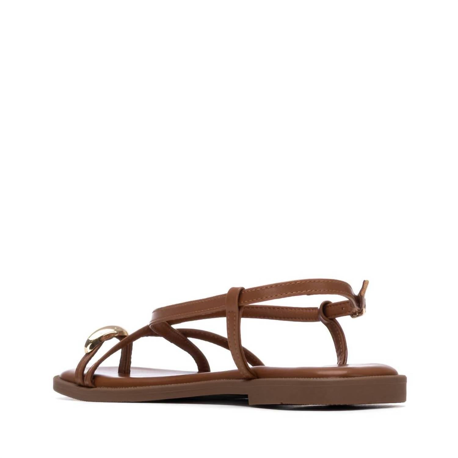 Xti Women's Strap Sandals in camel - women's sandal - alternate view