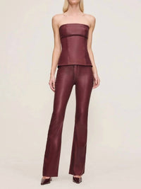 DL1961 - Women's Bridget High Rise Boot Cut Jeans in saffron coated - women's jeans