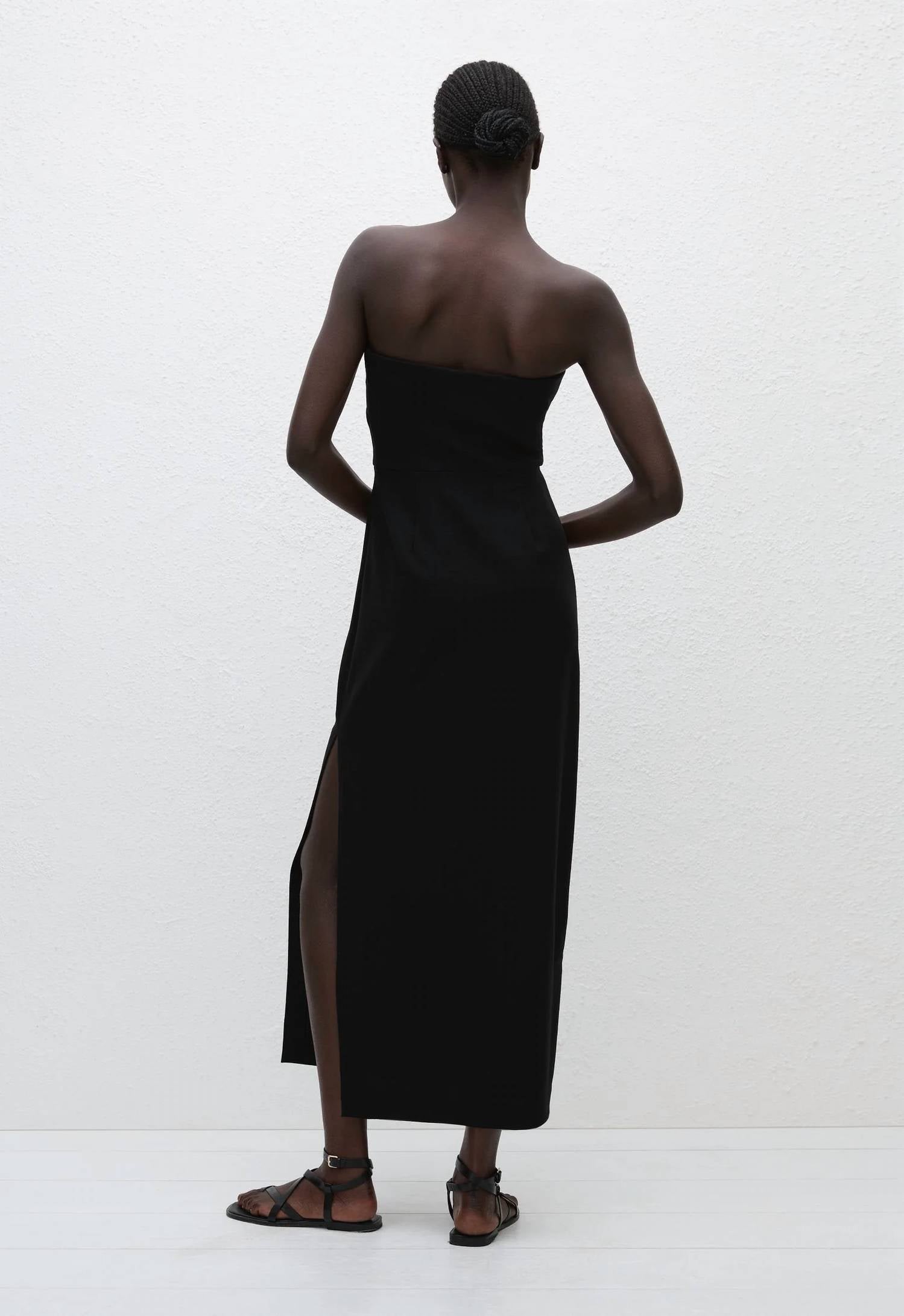 Matteau - Pre-loved Crepe Strapless Dress