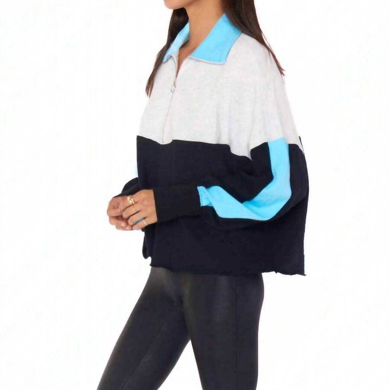 Show Me Your Mumu - Cameron Pullover Zip Sweater