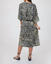 DROP WAIST KIMONO DRESS