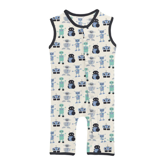 Kickee - Boy's Tank Romper