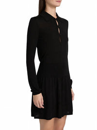 Frame - Smart Merino Wool Polo Minidress
