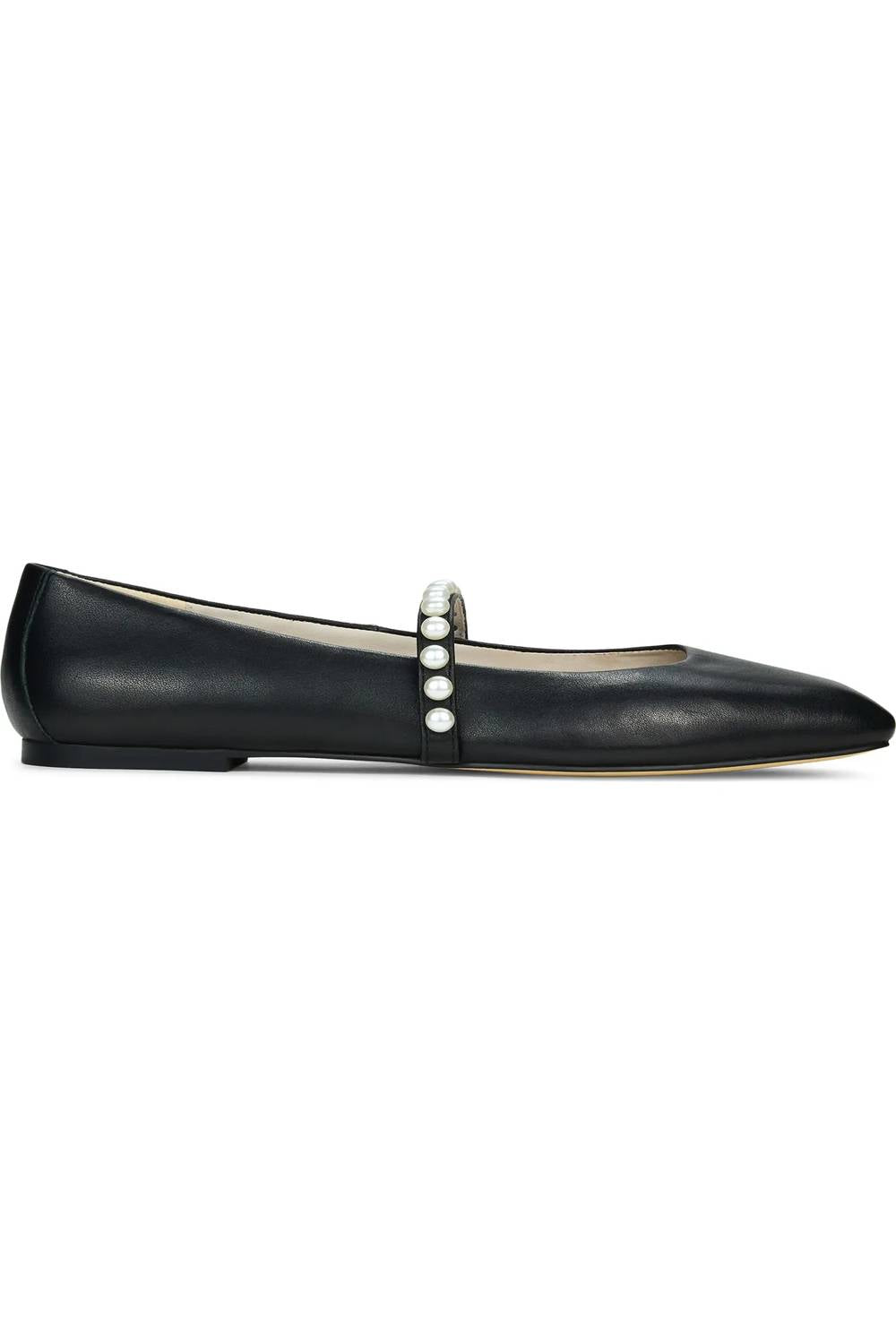 Yosi Samra - Women's Cara Faux Pearl Mary Jane Flat