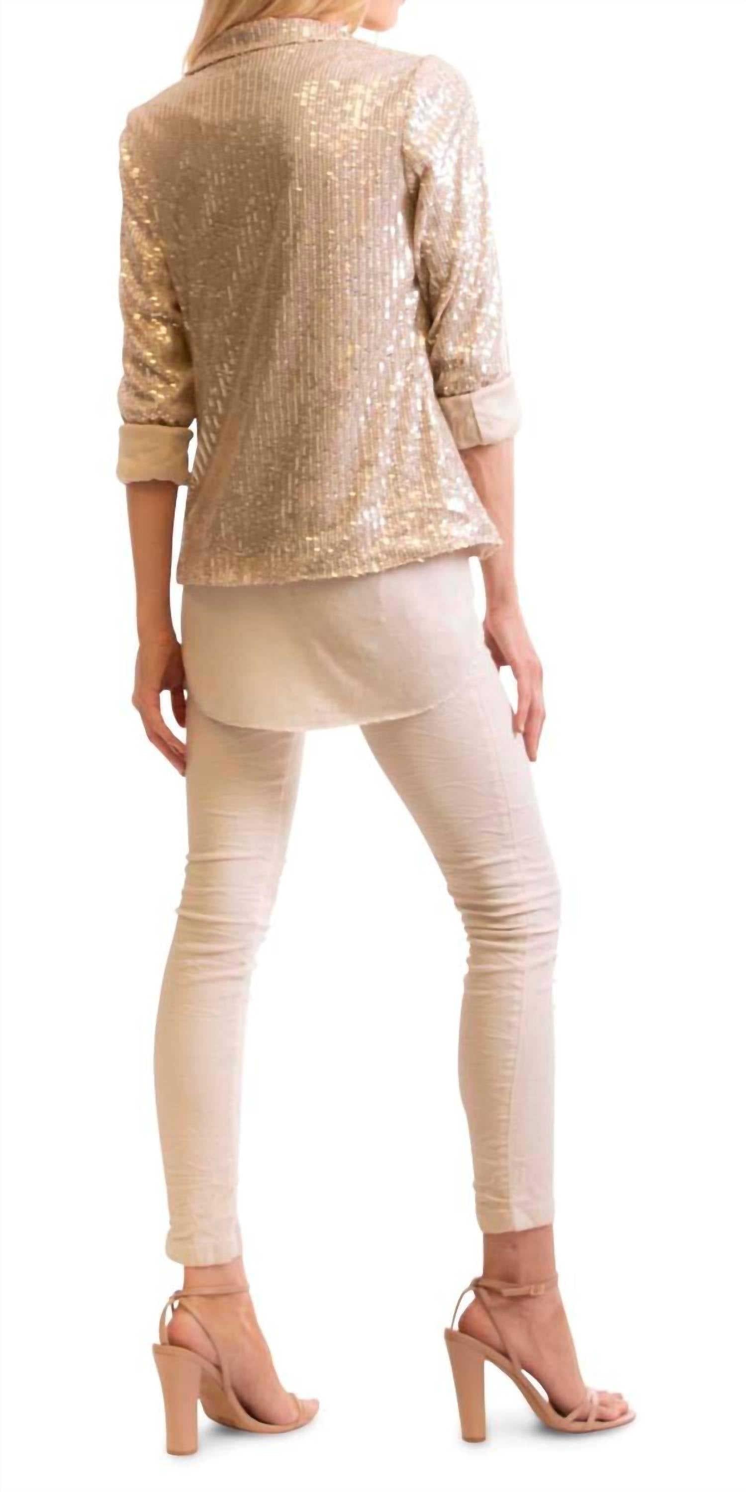 Gigi Moda - Seguna 3/4 Sleeve Collared Blazer
