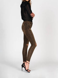 BLACK ORCHID Carmen High Rise Ankle Fray Jean in party favors - women's jeans - alternate view