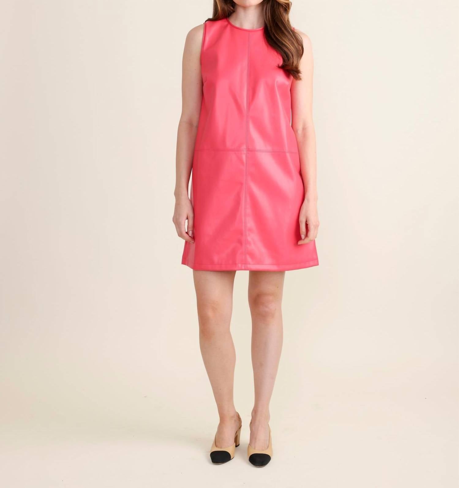 S'edge Twiggy Mini Dress in begonia pink - women's dress