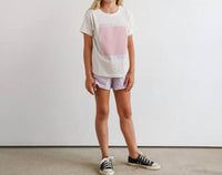 Tiny Whales - Girl's Smile More Graphic Short Sleeve Tee