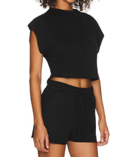 Lanston - Crop Turtleneck Tank