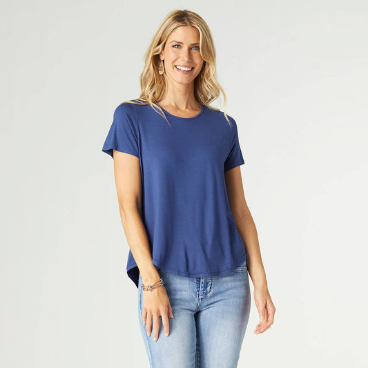 Coco + Carmen - ERIN PLEAT BACK TEE TOP