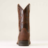 ARIAT Men's Sport Stratten Boot in sorrel crunch brown - men's boots - detail view