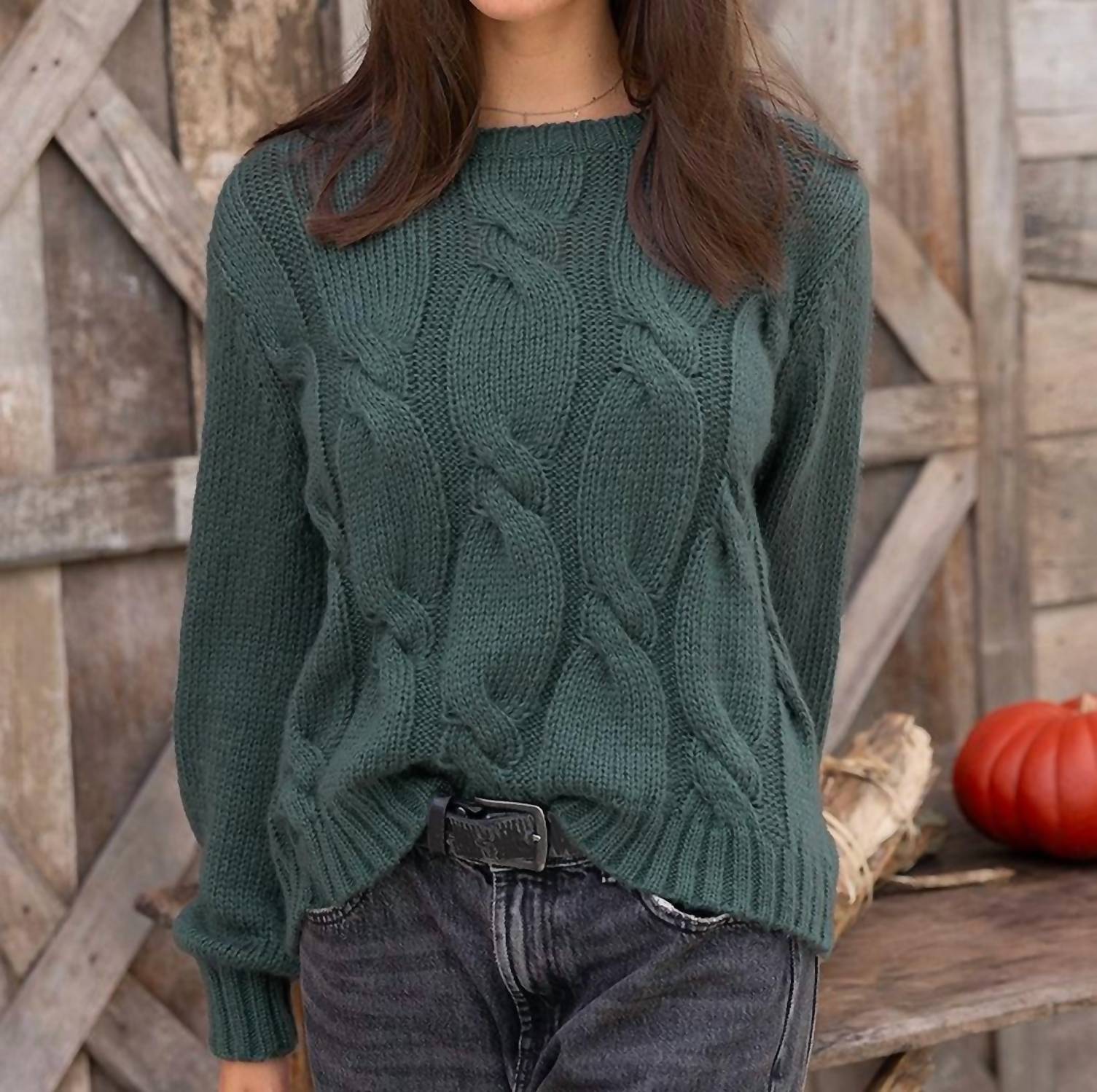 Wooden Ships - Camila Cable Crewneck Chunky Sweater