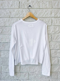 The Great. - Long Sleeve Crop Tee