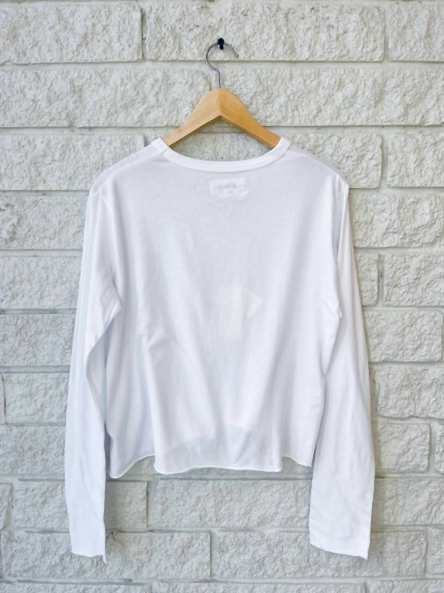 The Great. - Long Sleeve Crop Tee