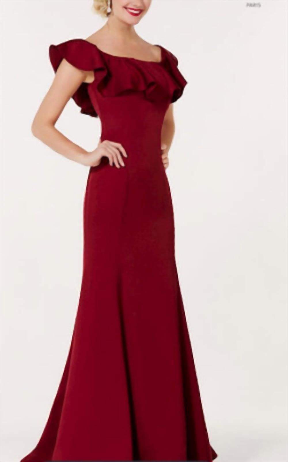 Alyce Paris - Alyce Paris Off The Shoulder Long Dress