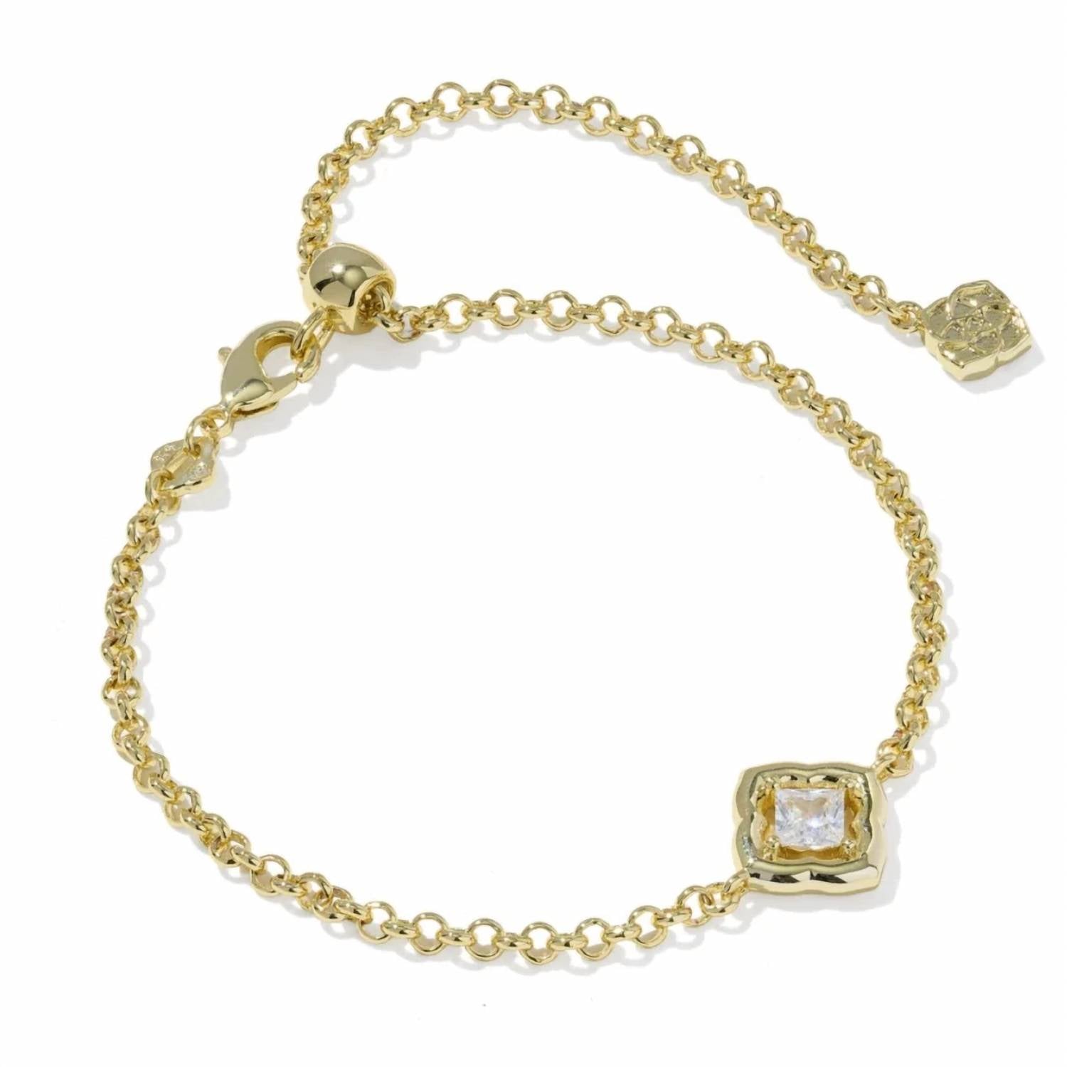 Kendra Scott - Women's Mallory Crystal Delicate Chain Bracelet