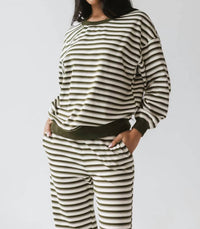 Le Lis - Sunday Stripe Sweatshirt