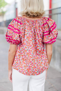 Pinch - Under Your Spell Puff Sleeve Blouse