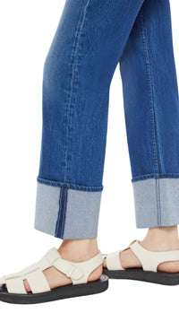 Mother - Checkerboard Duster Flood Cuff Jean