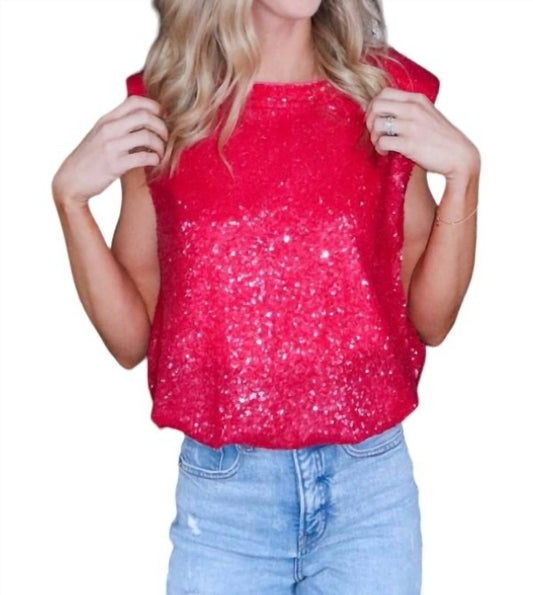 Davi & Dani - Shine Bright Sleeveless Top