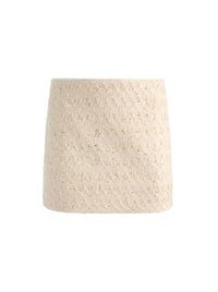Alice + Olivia - Rubi Embellished Tweed Mini Skirt