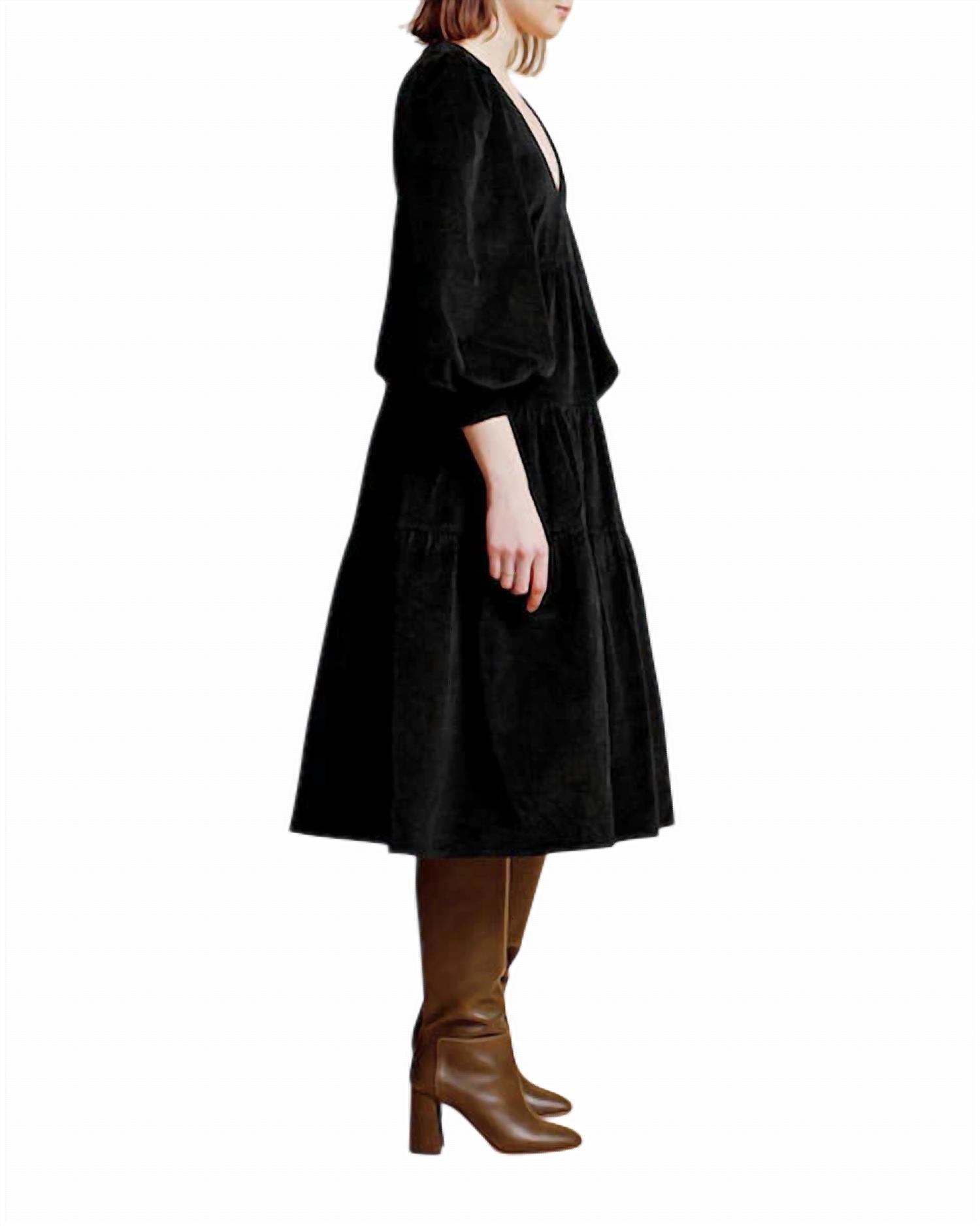 Bytimo - Corduroy Midi Dress