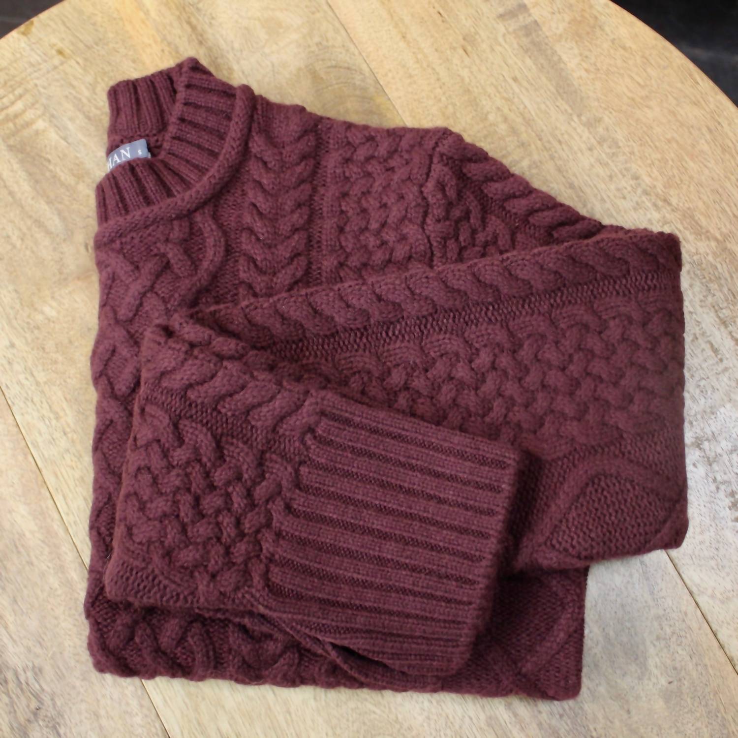 Alashan Cashmere - Maeve Mixed Cable Crew Sweater