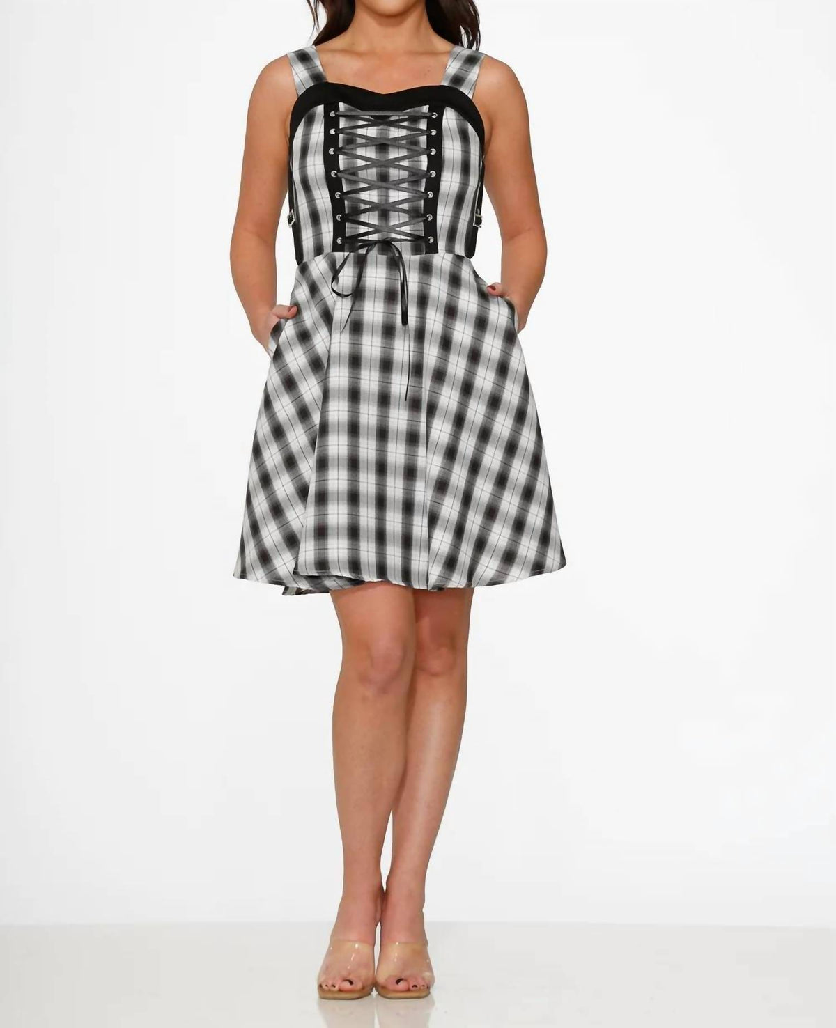 Orchid Bloom - Mini Cotton Swing Dress