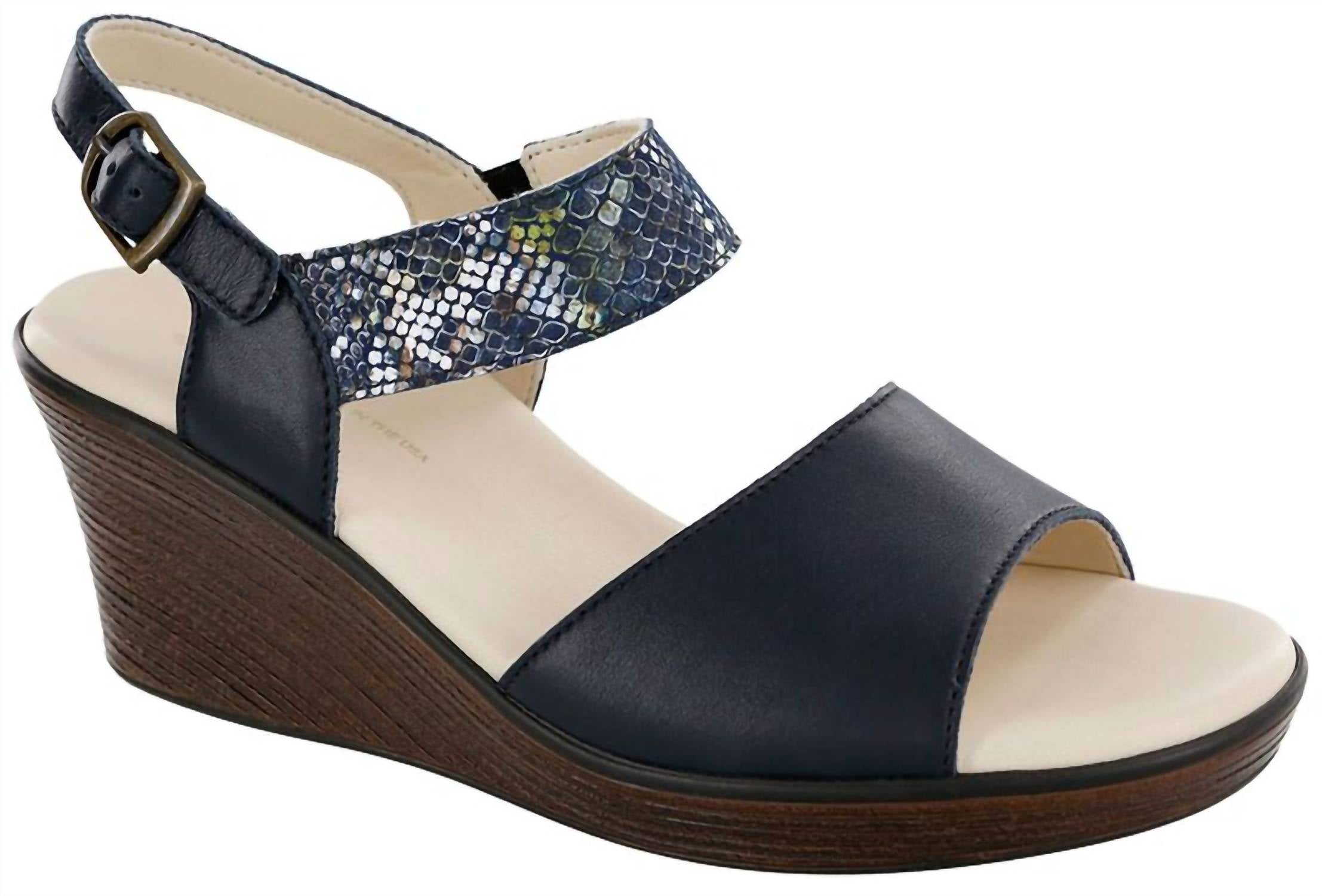 Sas - Women's Heather Quarter Strap Wedge Sandal