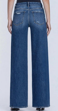 Vervet By Flying Monkey - Nicest High Rise Seamless Waistband Wide Leg Jeans