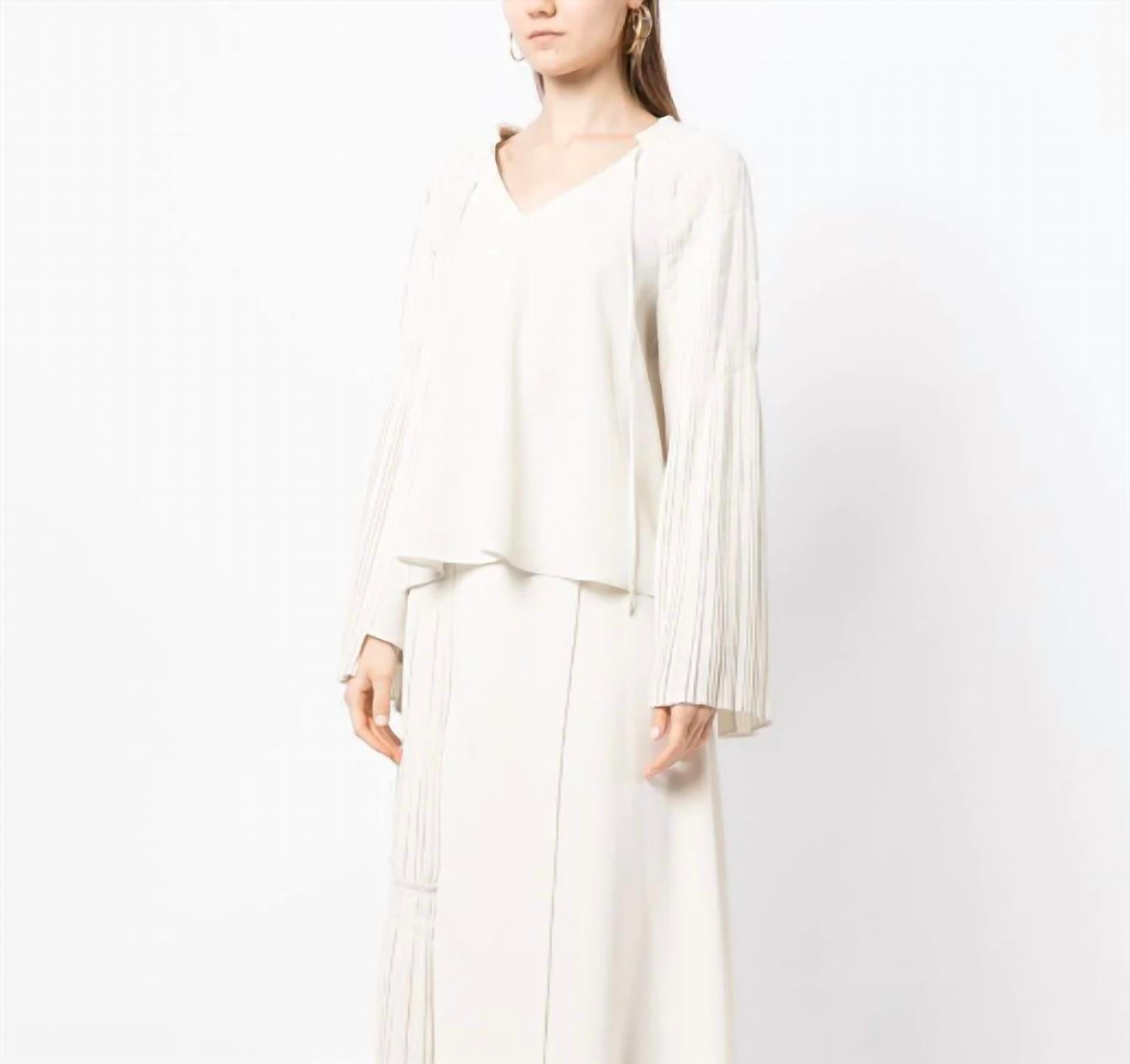 Regina Pleated Top
