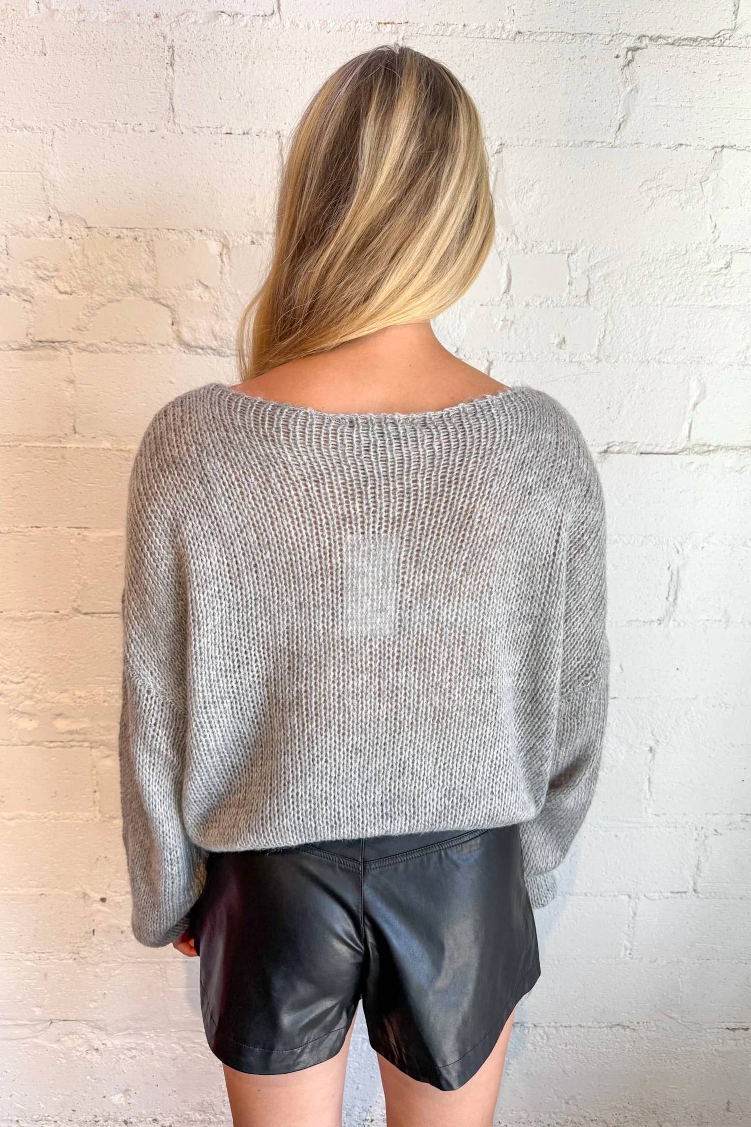 Cotton Candy La - Side Eye Oversized Sweater