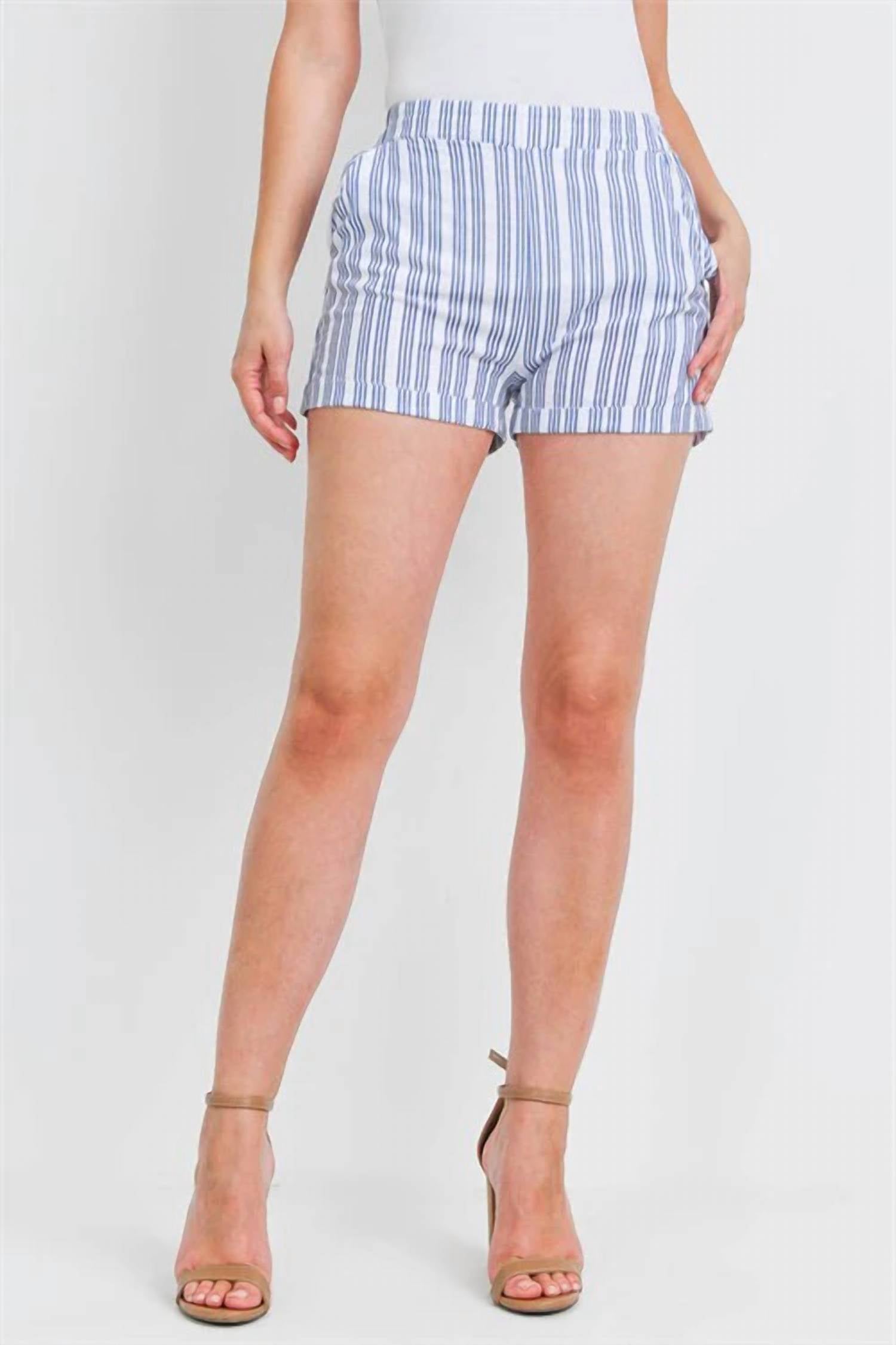 White Label - Pinstripe Shorts