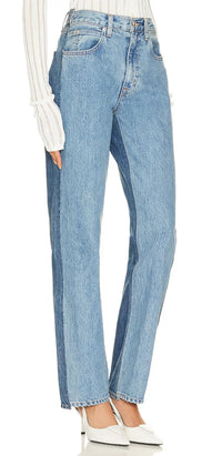 Slvrlake - High Waisted Reworked Panel London Jeans