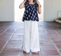 Poppet & Fox - Santorini Woven Wide Leg Pant