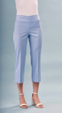 Insight - Cropped Modern Bootcut Printed Techno Pants