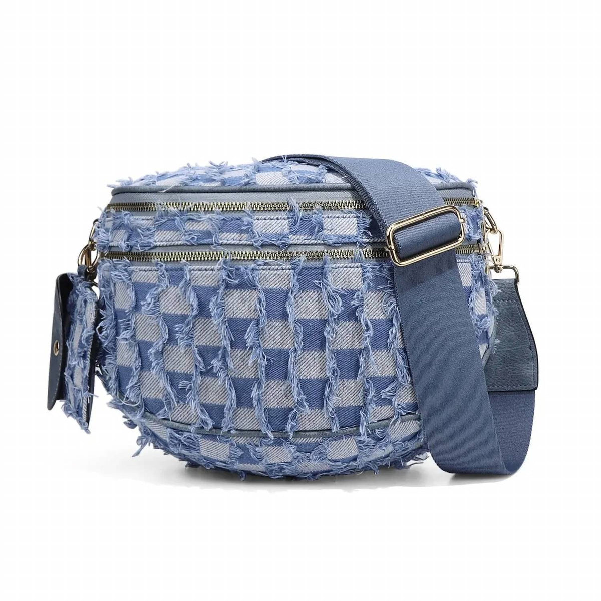 Julia Rose - Women's Dana Woven Denim Sling Bag